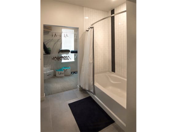 Shower Enclosures at Cycle Apartments, Colorado, 80525