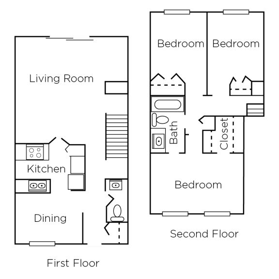 Floor Plan 3 Bedroom