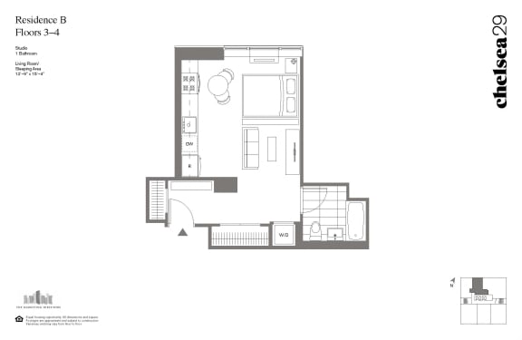 Floor Plan  Studio Residence