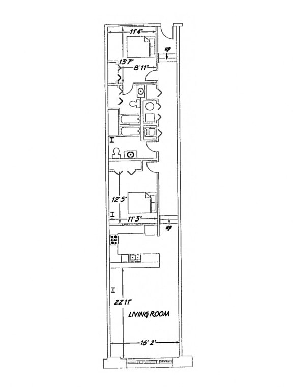 Floor Plan  Heinz Lofts 2 Bedroom C2