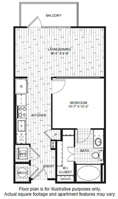 A1 1 Floor Plan at Windsor CityLine