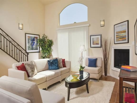 Fireplace at The Verandas, Canoga Park, CA
