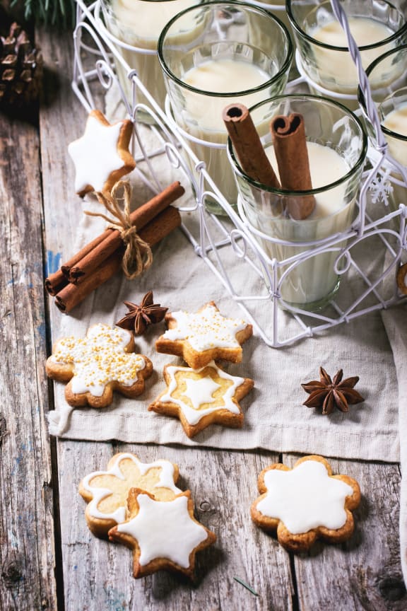 Cinnamon Milk And Star Shaped Cookies at Juniper Springs A Concierge Community, Texas, 78731