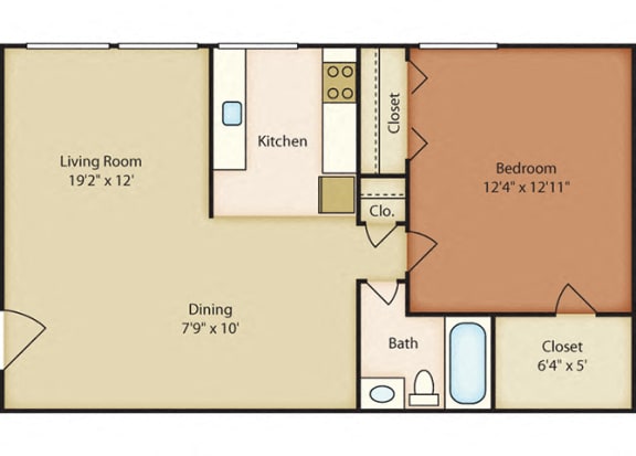 One bedroom apartments in Norflk VA