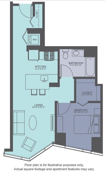 Floor Plan Floor Plan at Moment, Chicago,Illinois