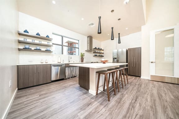 Hub Apartments | Folsom CA |Clubhouse Kitchen