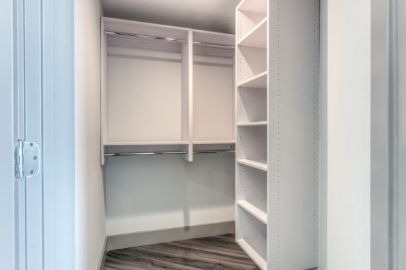 Spacious Walk-In Closets at The Mansfield at Miracle Mile, California
