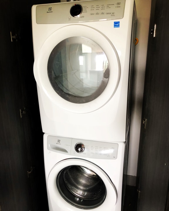 Full-Size Front Loading Washer/Dryer in Every Unit at The Mansfield at The Mansfield at Miracle Mile, Los Angeles, CA