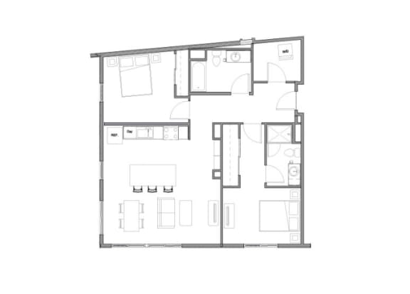 Floor Plan Floor Plan at Allez, Washington