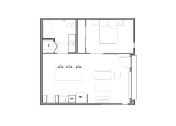 Floor Plan  Floor Plan at Allez, Redmond, WA 98052