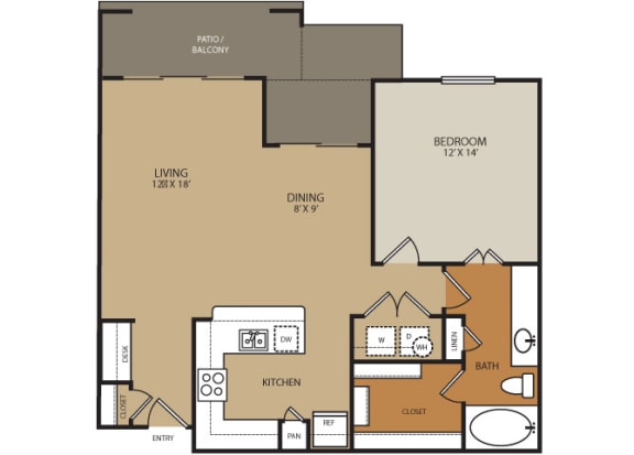 Residences at Forty Two 25 Apartments for rent in Phoenix, AZ - floor plan