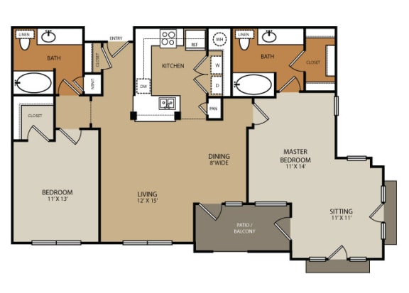Residences at Forty Two 25 Apartments for rent in Phoenix, AZ - floor plan
