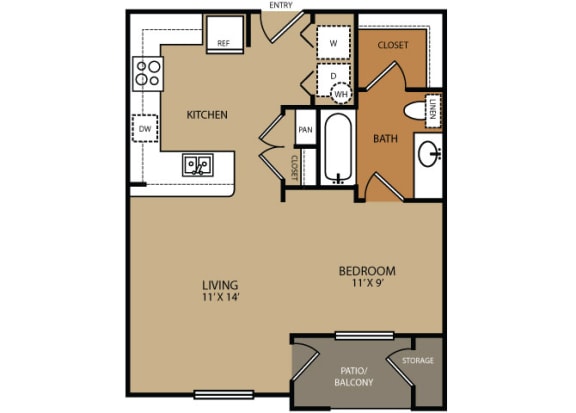 Residences at Forty Two 25 Apartments for rent in Phoenix, AZ - floor plan