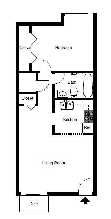 Floor Plan  One-Bedroom