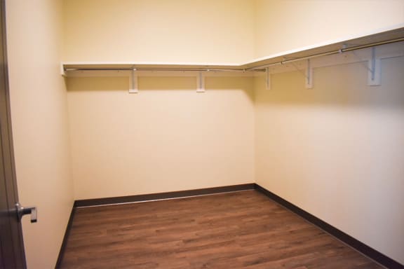 Walk In Closets at Bakery Living Apartments in Shadyside, Pittsburgh, PA
