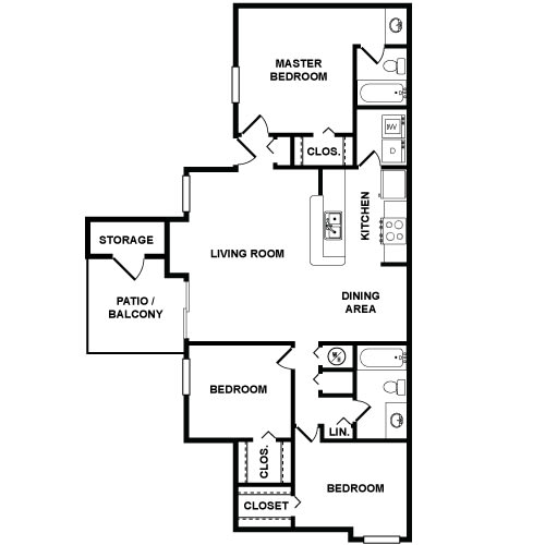 C2 Floor Plan C2 Floor Plan at Palmetto Grove, Charleston, SC, 29406