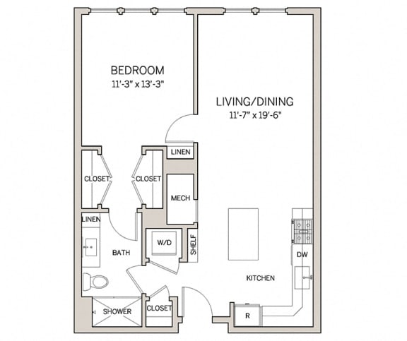 1 Bed 1 Bath A6 1 Bed 1 Bath A6 at AVE King of Prussia, King of Prussia, PA, 19406