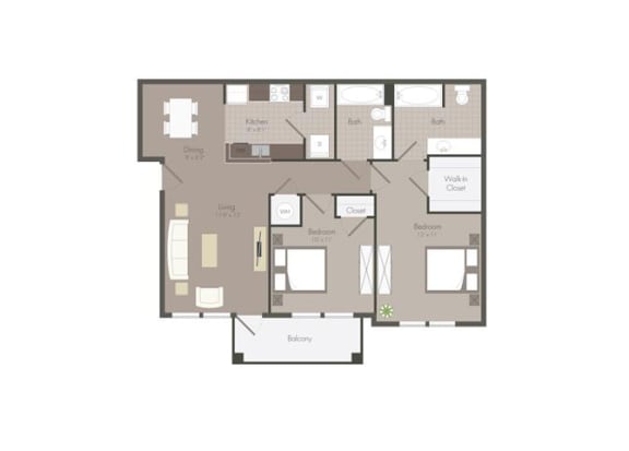 Floor Plan Floor Plan at The Dorel Eagle Pass, Eagle Pass, TX