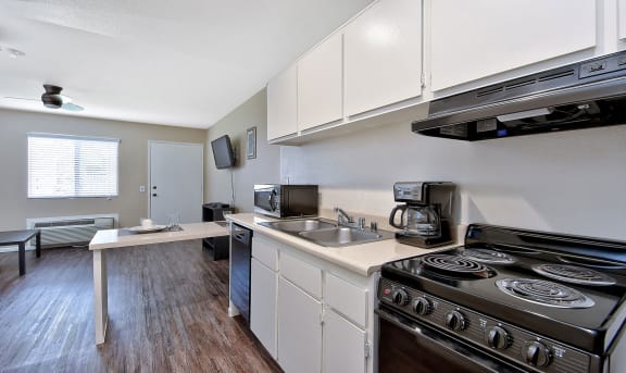 Fully Equipped Kitchen at CENTREPOINTE, Colton, California