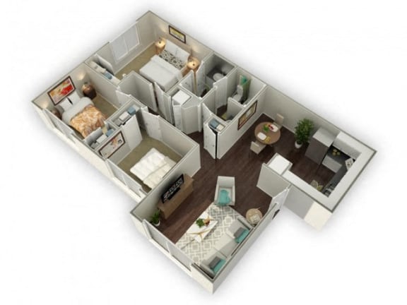 Ironwood Apartments Murrieta 3D Floor Plans