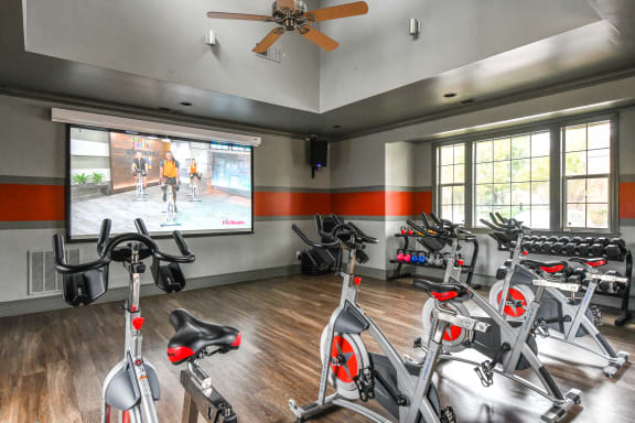 Two Level Fitness Center at The Retreat at Germantown, Tennessee