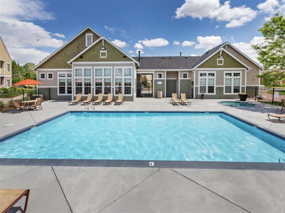 Relaxing Swimming Pool at Village at Westmeadow Apartments, Colorado Springs