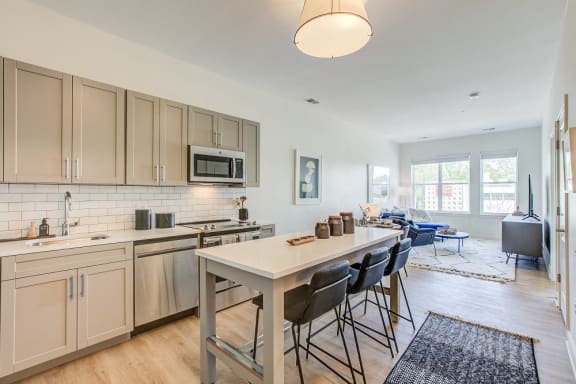 Kitchens With Ample Storage at Centro Arlington, Virginia