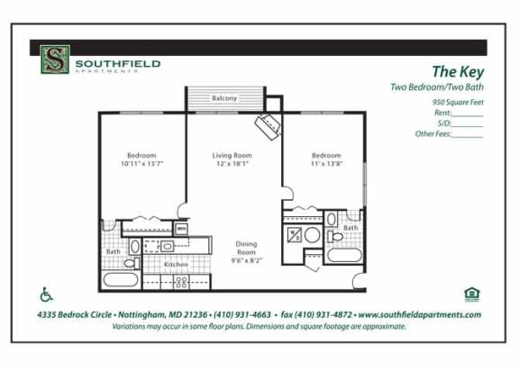 2 Bed 2 Bath