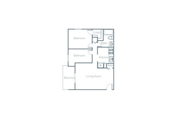 B1 Floor Plan B1 Floor Plan at The Pointe at Midtown, Raleigh, NC