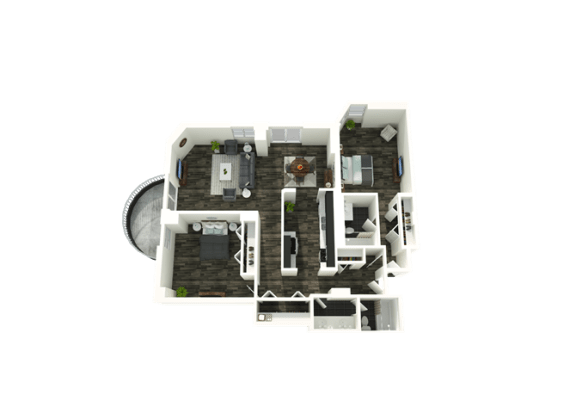Floor Plan  2 Bedroom 11 12