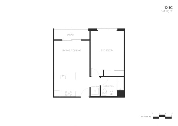 1x1C The Perch_1x1C Floorplan