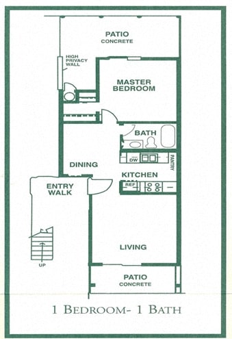 Floor Plan  One-Bedroom Floor Plan