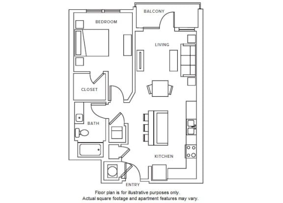 A5 floor plan A5 floor plan at Windsor Parkview, Chamblee, GA