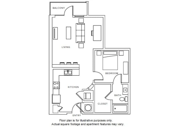 A8 floor plan A8 floor plan at Windsor Parkview, GA, 30341