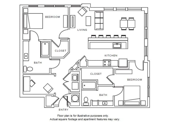 B7 floor plan B7 floor plan at Windsor Parkview, 5070 Peachtree Boulevard, 30341