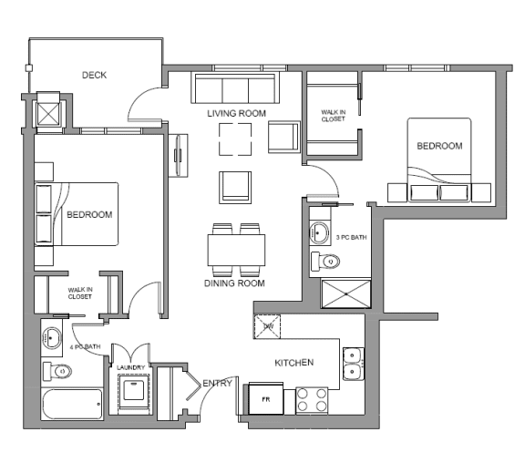 Floor Plans of Glenmore Central in Kelowna, BC