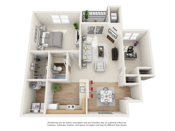 Bayberry 2 bed 1 bath Floor Plan Bayberry 2 bed 1 bath Floor Plan at Owings Park Apartments, Owings Mills, 21117