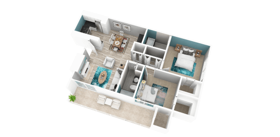 2 bedroom apartment in Redlands ca