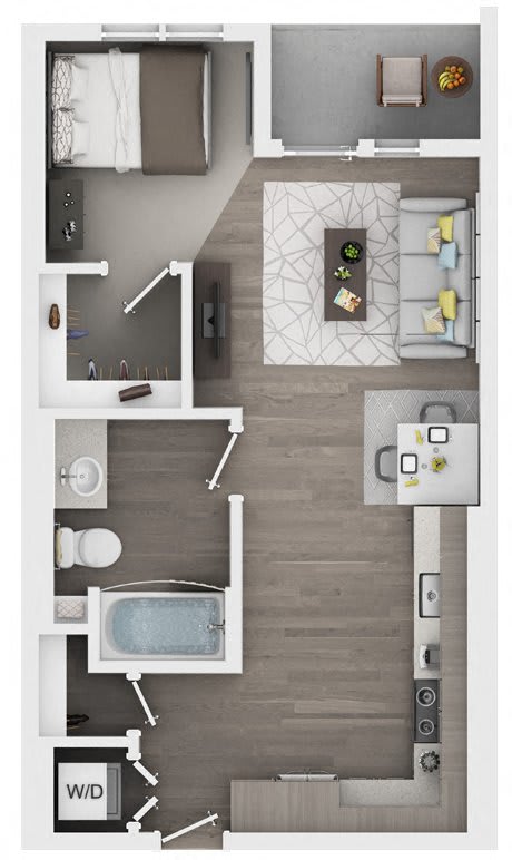 Floor Plan  NVE Apartments | North Hollywood | Floor Plan