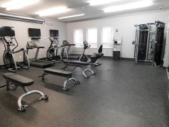 Cardio Machines In Gym at Lockerbie Lofts, Indianapolis, IN, 46202