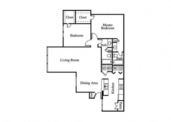 Floor Plan  the palm large bedroom