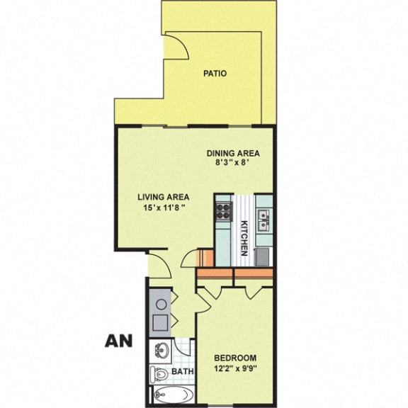 Floor Plans of Carlyle Court in Indianapolis, IN