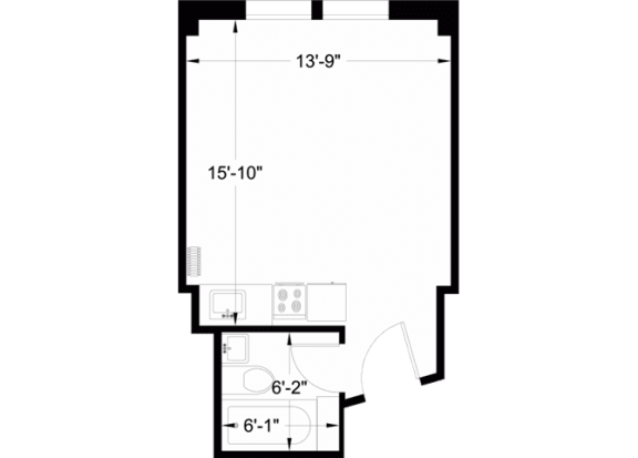 Floor Plan  Standard Studio A