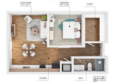 A2 Floor Plan at Soll, Iowa