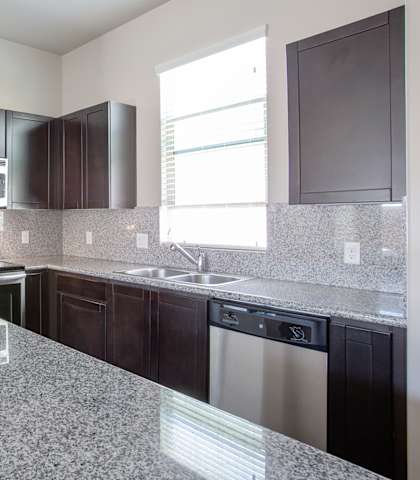 Kitchen at Sabino Vista Apartments in Tucson