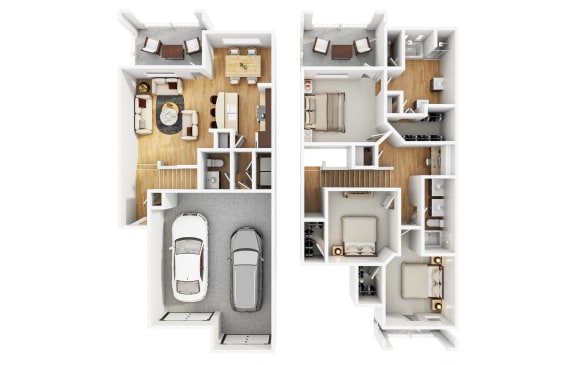 a vs a floor plan of the providence