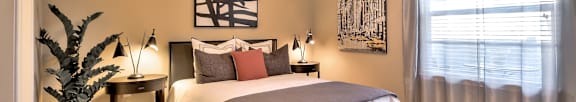 Primary Bedroom at Rosemeade Apartments, Roseville, CA 95661
