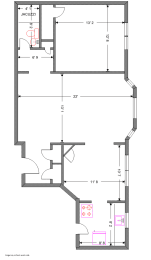 Williamsburg 1 Bedroom 1 Bath at Integrity Gold Coast, Cleveland, OH