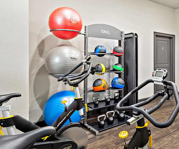 the gym at The Vista on Brodie, Austin, Texas