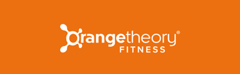 An orange background with a white logo that says "Orange Theory Fitness".